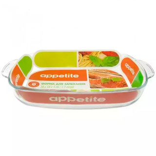 Форма для запекания с ручками, Appetite, 28х18х5см, 1.5 л