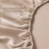 60442745 IKN простынь на резинке 90х200 светло бежевая