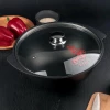 Казан Литой 4,5л (антипригарное покрытие, стеклянная крышка, ТМ KUKMARA)