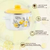 Кастрюля эмал цил CITRON 3,0л ТМ Appetite