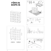 Стеллаж "Фора 16" (белый)