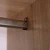 8.05 Угловой шкаф для одежды с зеркалом (Дуб сонома, Лотос 128)