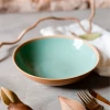 Тарелка глубокая Stone green TRC032