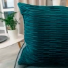 Подушка декоративная 40х60 жатый бархат (Хвойный лес)