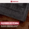 Коврик рельефный "Greek" 40*60 см, коричневый "VORTEX"/15