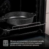 Жаровня литая антипригарная ТМ Горница Гранит со стеклянной крышкой, 24х7 см
