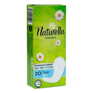Ежедневные гигиенические прокладки "Naturella Camomile Light" 20 шт. (ромашка)