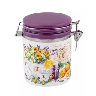 Банка c клипсой 600 мл "Fleur du jour" ТМ Appetite (ZFC039-3)