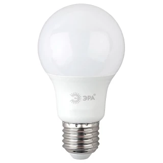 Лампы СВЕТОДИОДНЫЕ ЭКО LED A60-10W-865-E27 R  ЭРА (диод, груша, 10Вт, хол, E27) 5376