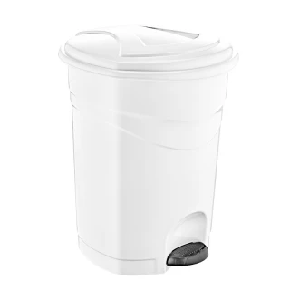 Ведро мусорное "AK 185" 50 л white