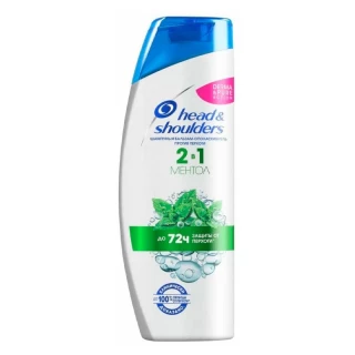 Шампунь против перхоти "Head & Shoulders" 2в1 Ментол 400 мл